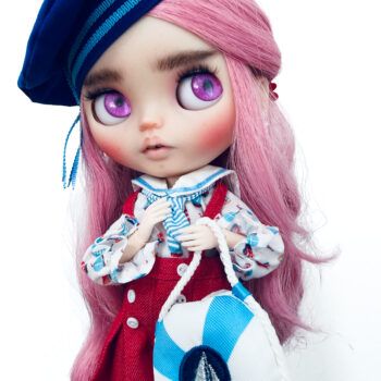 Custom Blythe Doll Sailor Dominique